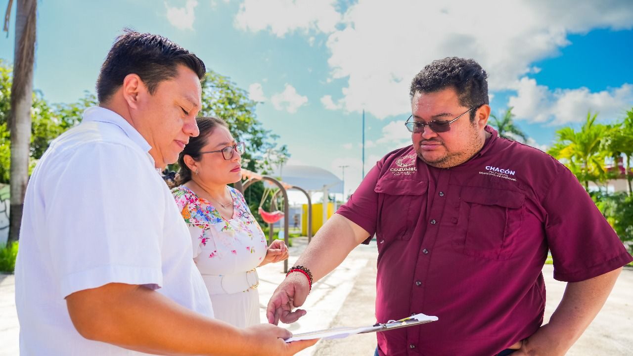 Chacón le cumple a Cozumel, inician trabajos de rehabilitación del parque “La Selva”