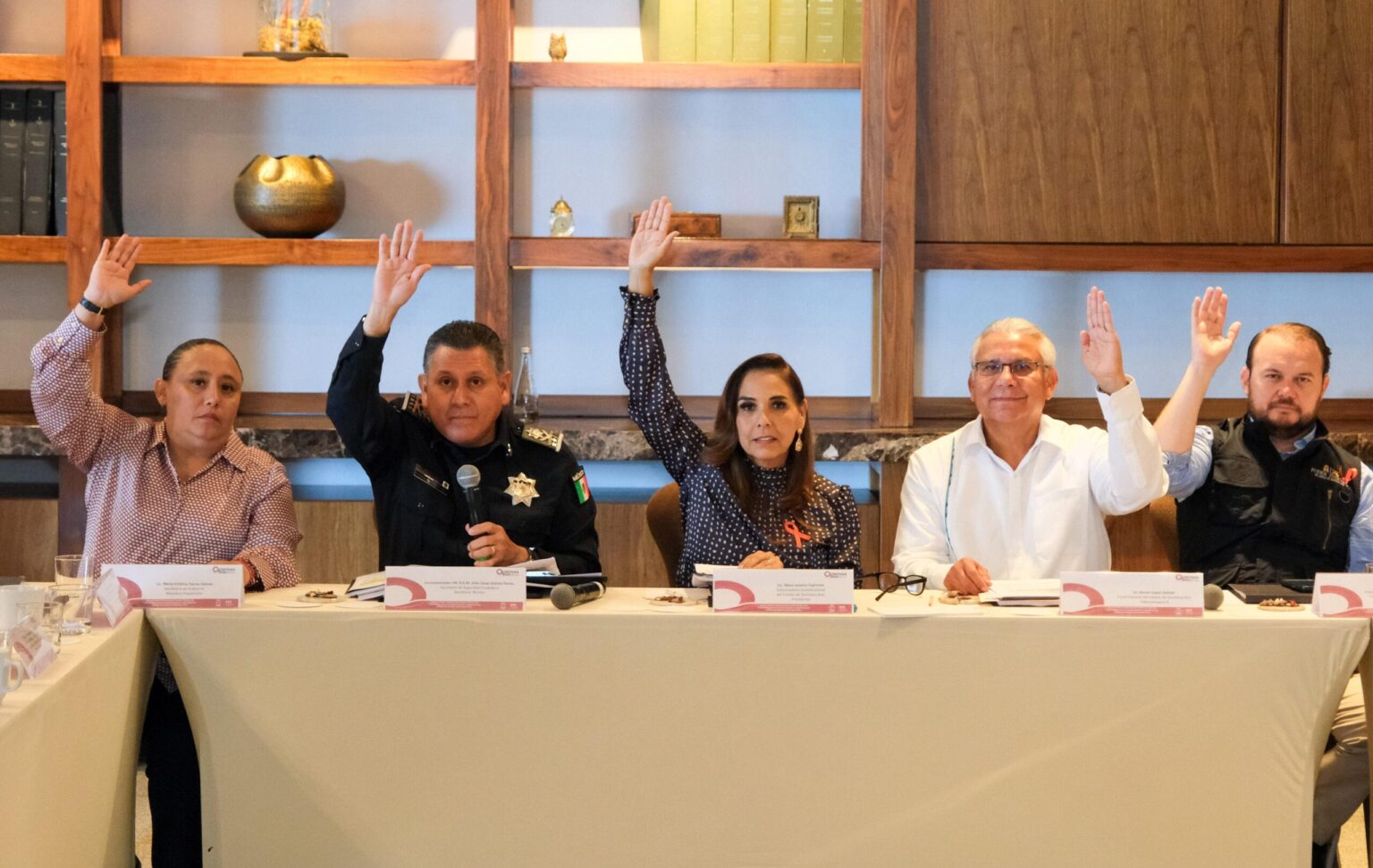 Encabeza Mara Lezama Tercera Sesión Ordinaria 2025 del Comité Técnico del Fideicomiso para el Fortalecimiento de la Seguridad e Impartición de Justicia en Quintana Roo