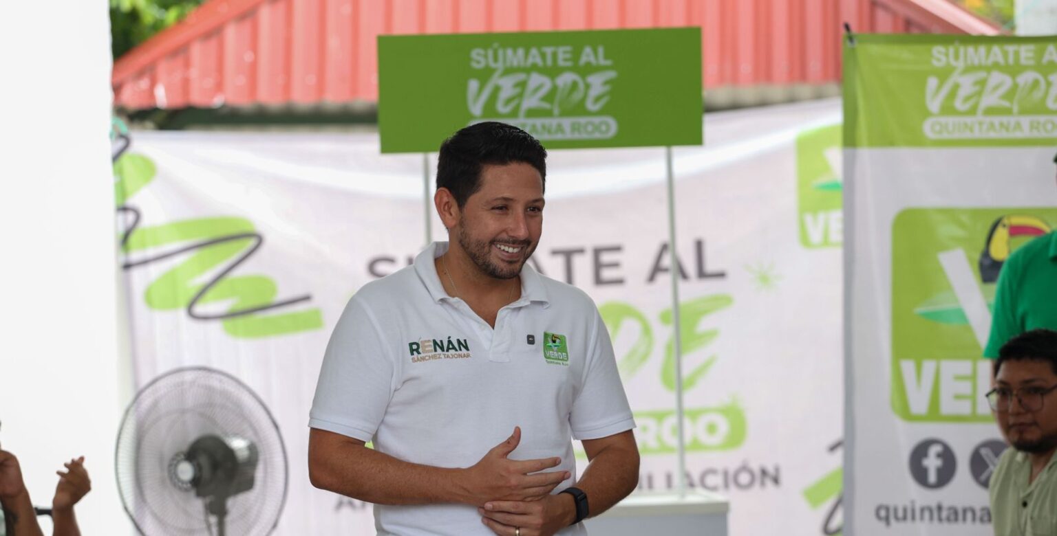 Renán Sánchez Tajonar fortalece la presencia del Verde en Lázaro Cárdenas