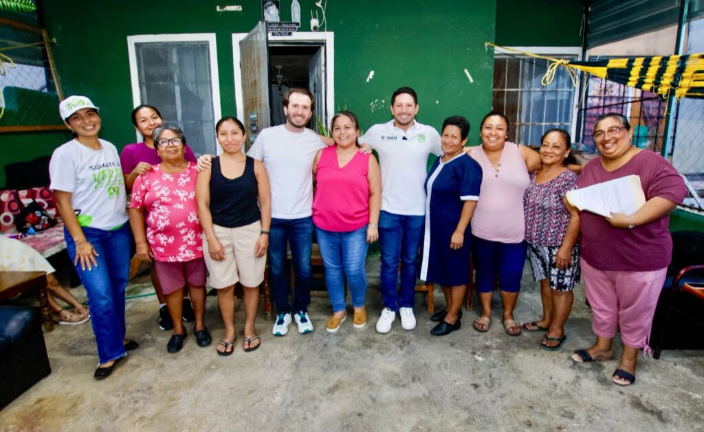 Renán Sánchez Tajonar fortalece el trabajo cercano con las familias de Villas del Sol
