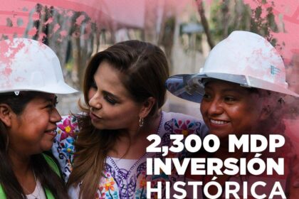 Con inversión histórica de 2,300 millones de pesos en obra pública, avanza la transformación para el bienestar de las y los quintanarroenses