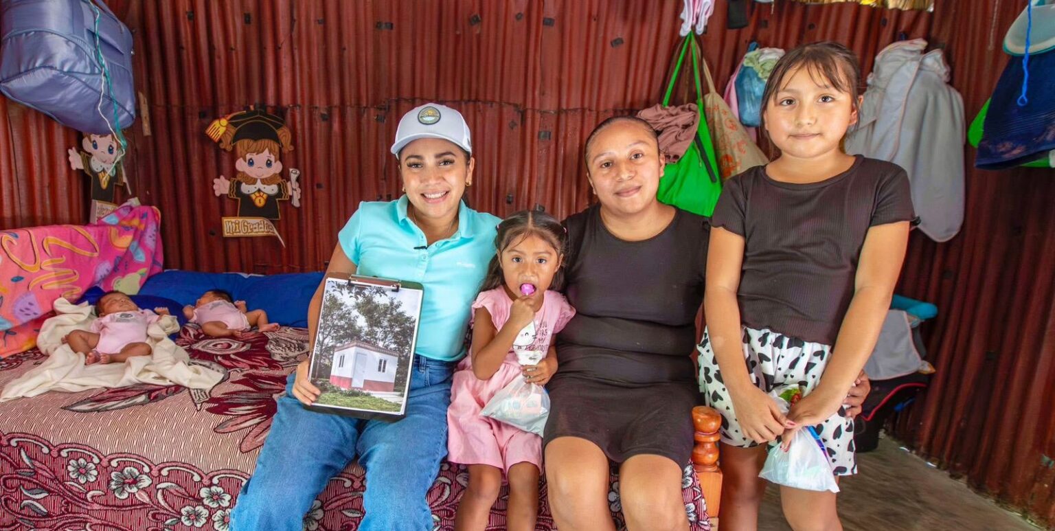 Con la visión de transformar vidas: Mary Hernández activa construcción de 35 cuartos dormitorios en Ramonal y Presidente Juárez