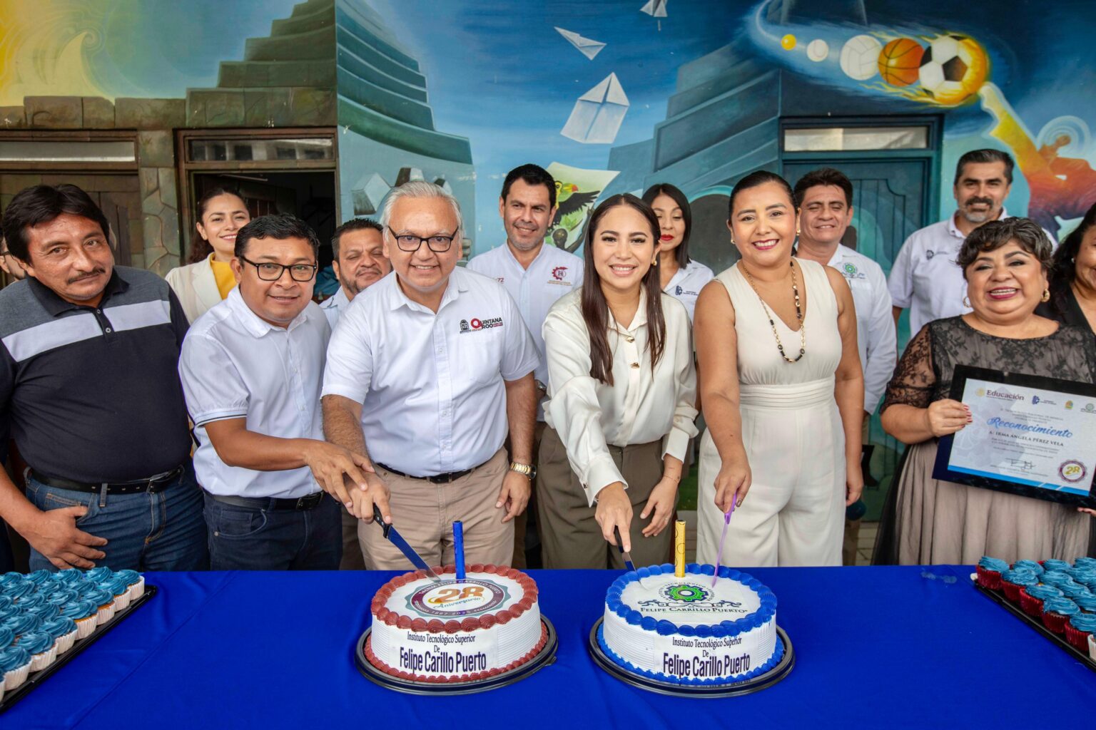 Mary Hernández atestigua inicio de ciclo escolar y aniversario del TEC Felipe Carrillo Puerto