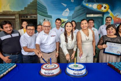 Mary Hernández atestigua inicio de ciclo escolar y aniversario del TEC Felipe Carrillo Puerto