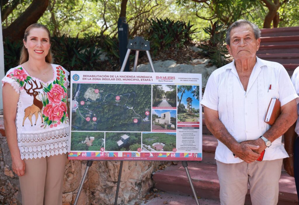 Atenea Gómez Ricalde inicia la rehabilitación de la Hacienda Mundaca en Isla Mujeres