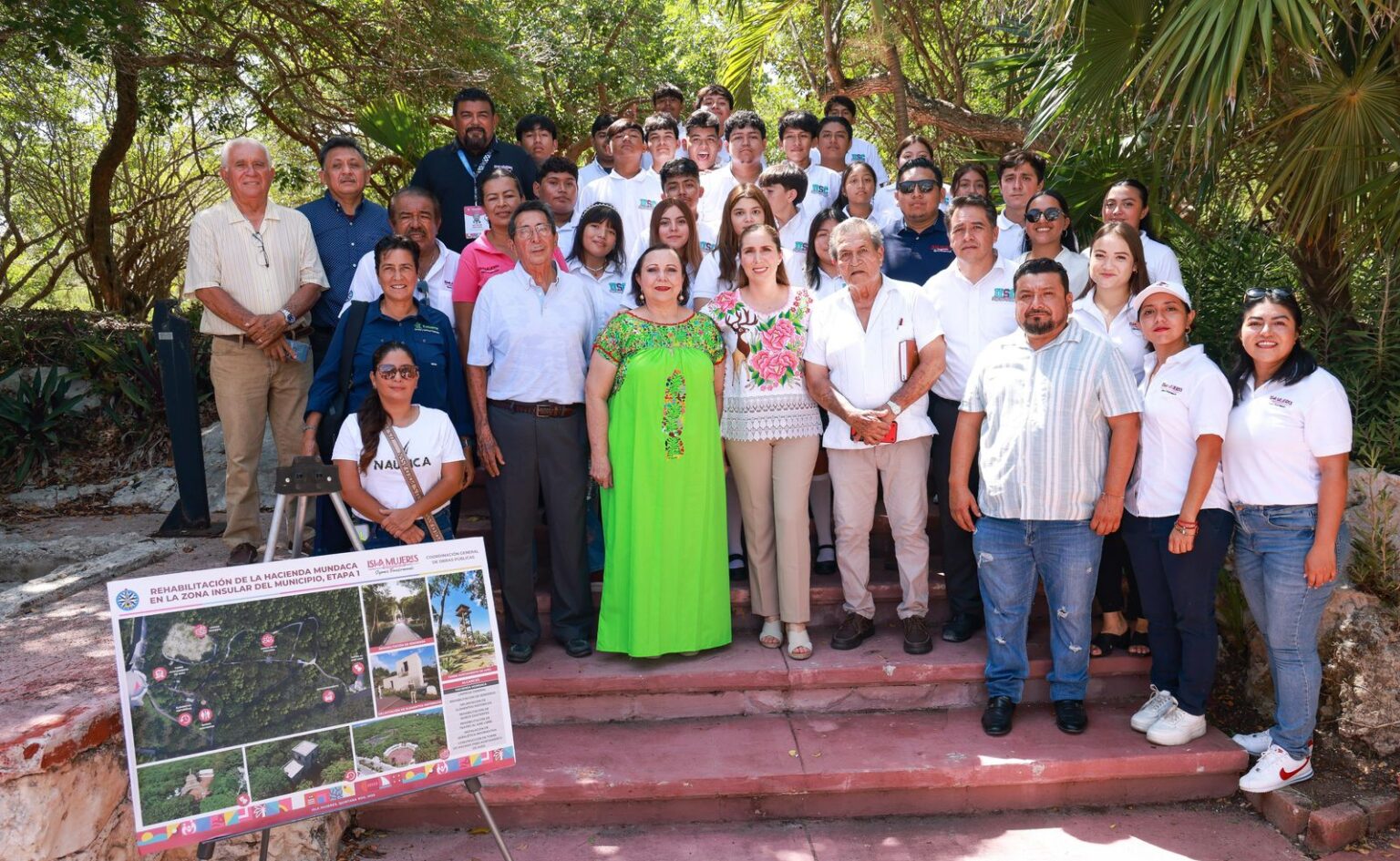 Atenea Gómez Ricalde inicia la rehabilitación de la Hacienda Mundaca en Isla Mujeres