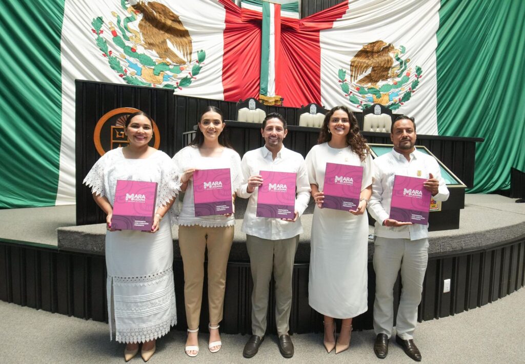 Renán Sánchez Tajonar respalda desde el Congreso el Tercer Informe de la Gobernadora Mara Lezama