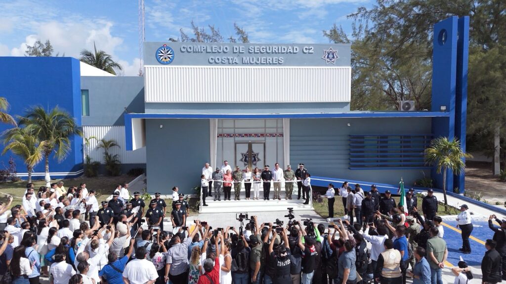 Gobierno Municipal refuerza la infraestructura en materia de seguridad con la construcción del nuevo C2 de Costa Mujeres