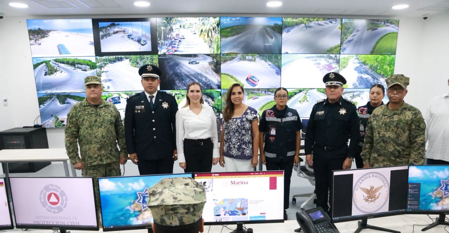 Gobierno Municipal refuerza la infraestructura en materia de seguridad con la construcción del nuevo C2 de Costa Mujeres