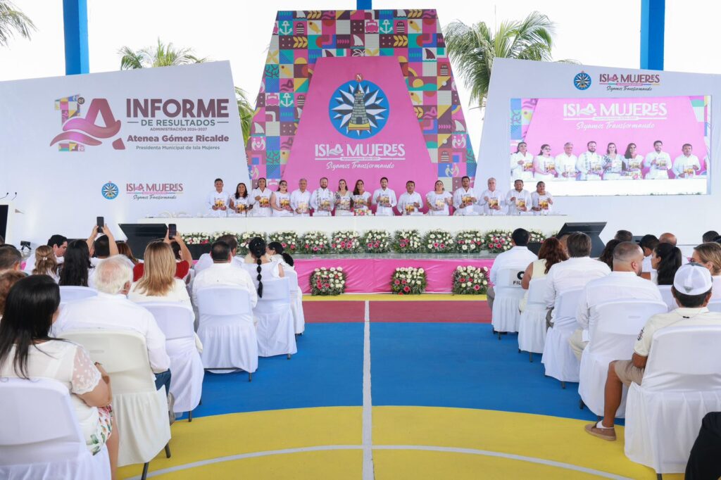 Atenea Gómez Ricalde rinde su Primer Informe de Gobierno con resultados claros, finanzas sanas y transformación