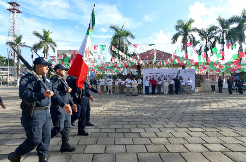 Mary Hernández encabeza homenaje cívico conmemorativo del 201 aniversario de la anexión de Chiapas a México