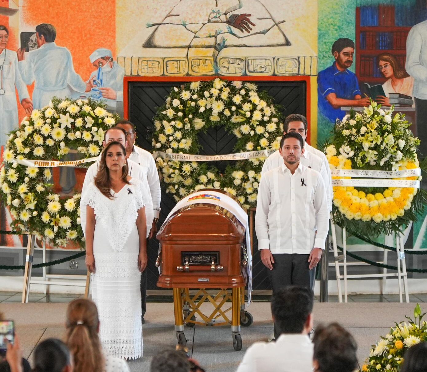 Realizan en el Congreso Guardia de Honor a Don Jesús Martínez Ross, primer gobernador constitucional de Quintana Roo