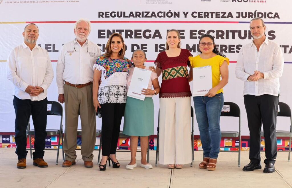 Gobierno de Atenea Gómez Ricalde avanza en la regularización de la tierra en Zona Continental