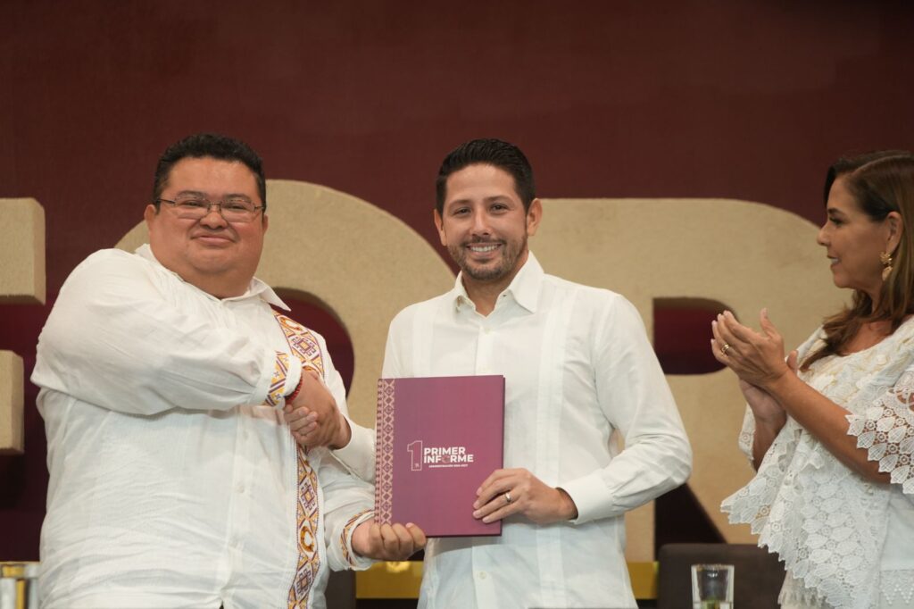 Renán Sánchez Tajonar acompaña a la gobernadora Mara Lezama en los informes municipales y reafirma compromiso con la transformación