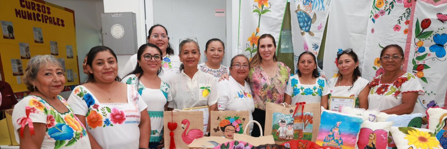 Atenea Gómez Ricalde impulsa el emprendimiento femenino con apertura de 12 nuevos cursos en Isla Mujeres