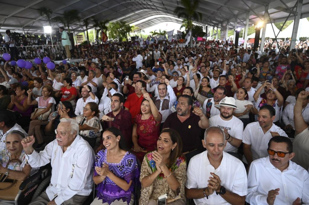 Jorge Sanén respalda la transformación sin precedentes en Quintana Roo en el 1er Informe de Gobierno de la Presidenta de México Claudia Sheinbaum Pardo