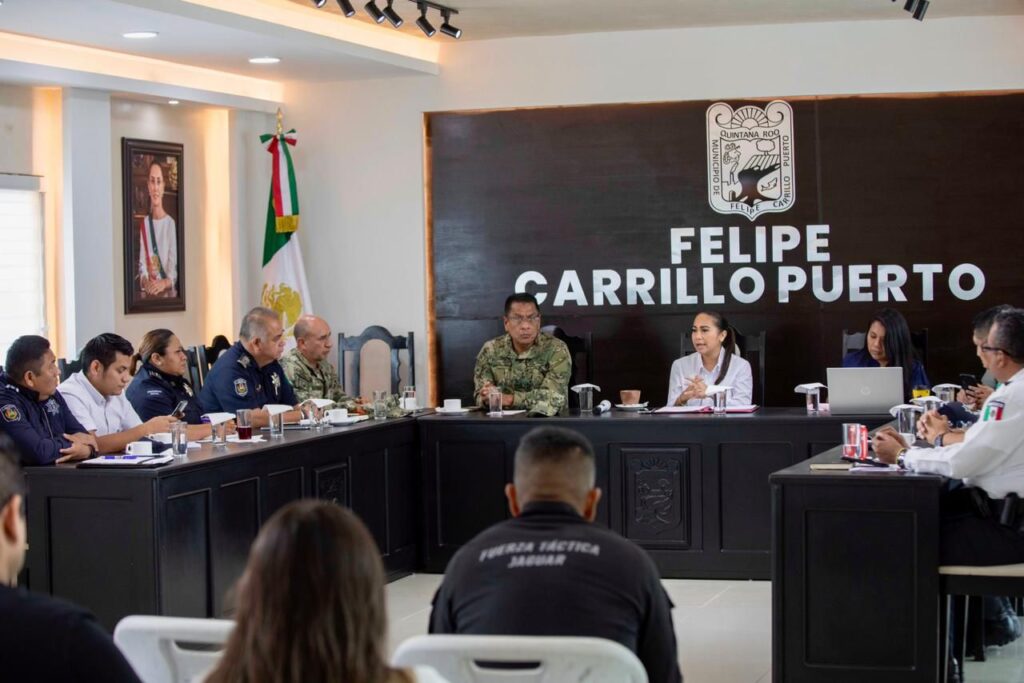 Felipe Carrillo Puerto es sede de la Mesa para la Construcción de Paz y Seguridad, Región Othón P. Blanco