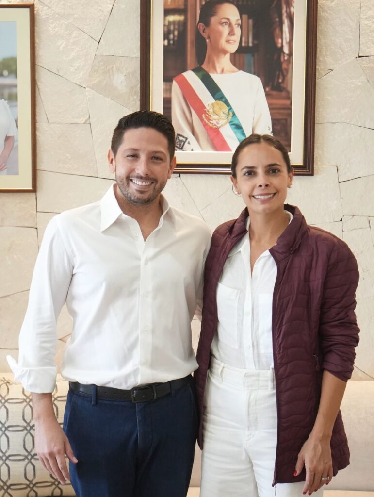 Renán Sánchez Tajonar y Ana Paty Peralta fortalecen lazos de coordinación institucional