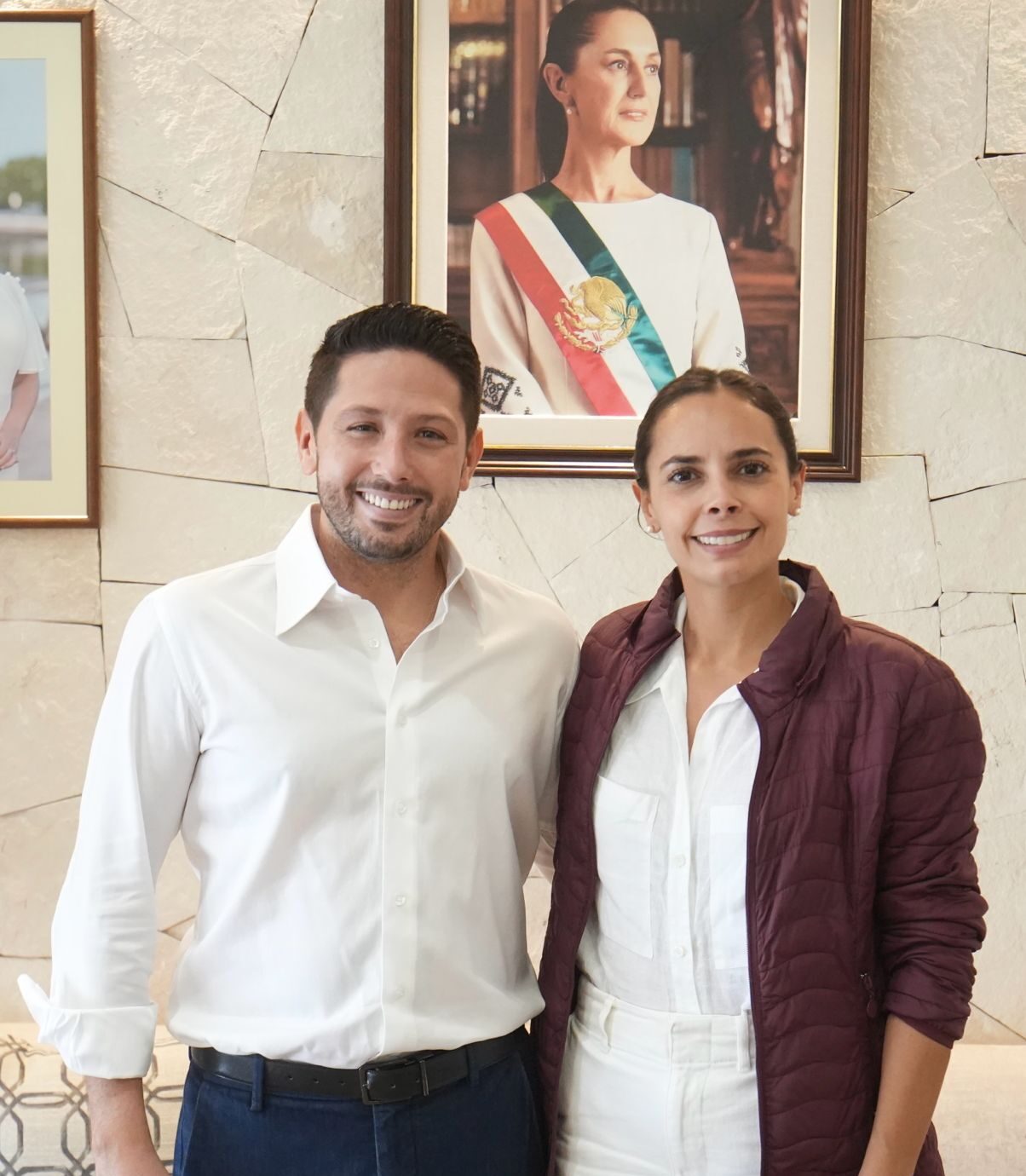 Renán Sánchez Tajonar y Ana Paty Peralta fortalecen lazos de coordinación institucional