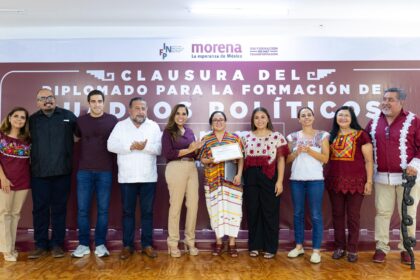 Concluye con éxito el primer Diplomado de Formación de Cuadros Políticos de Morena en México desde Quintana Roo