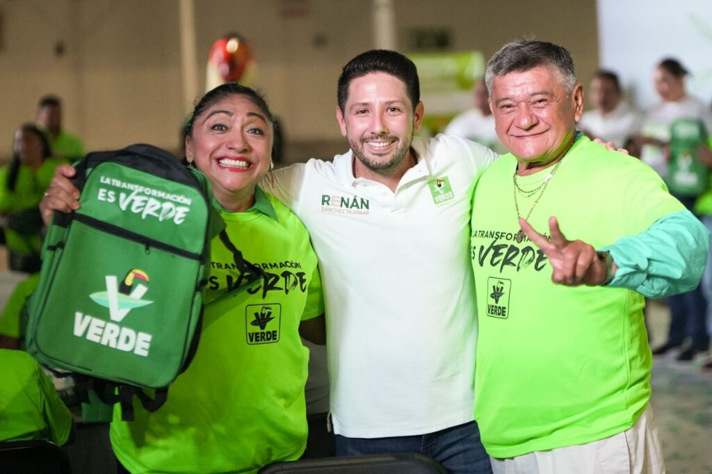 Con Renán Sánchez Tajonar, el Partido Verde se sigue fortaleciendo en Cozumel