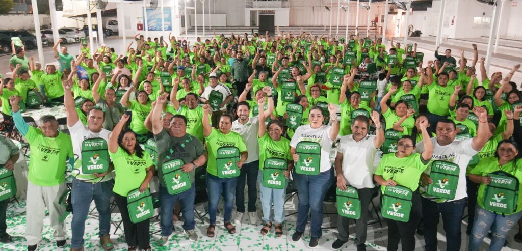 Con Renán Sánchez Tajonar, el Partido Verde se sigue fortaleciendo en Cozumel