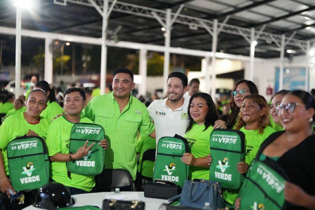 Con Renán Sánchez Tajonar, el Partido Verde se sigue fortaleciendo en Cozumel