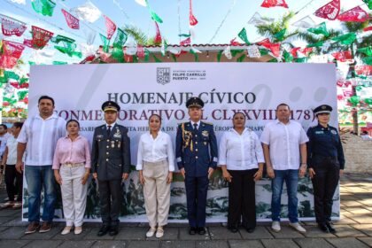 Mary Hernández encabeza ceremonia cívica por el 178 aniversario de la gesta heroica de los niños héroes de Chapultepec