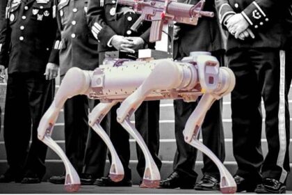 Zacatecas presenta perro robot para seguridad pública