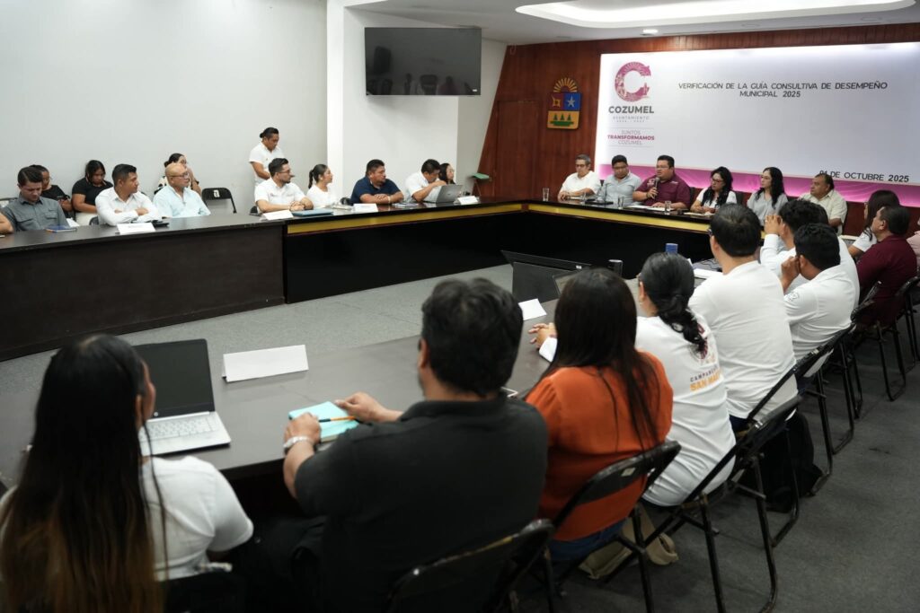 Chacón encabeza trabajos de verificación de la Guía Consultiva de Desempeño Municipal 2025
