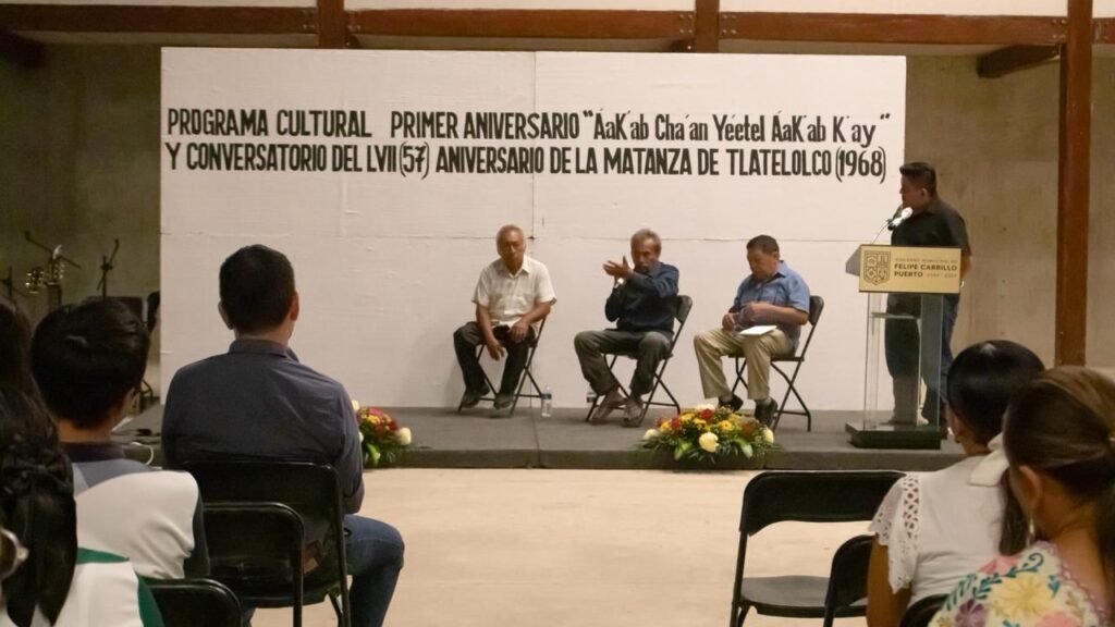 Ayuntamiento conmemora aniversario luctuoso de matanza de Tlatelolco