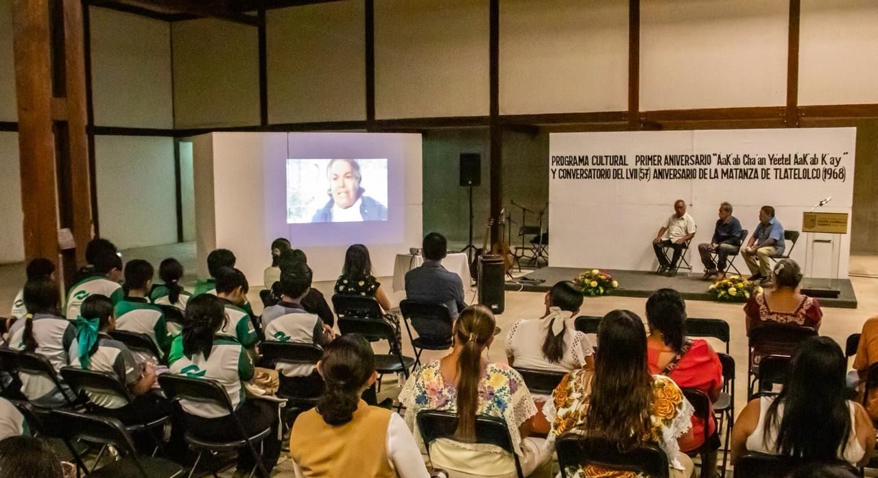 Ayuntamiento conmemora aniversario luctuoso de matanza de Tlatelolco