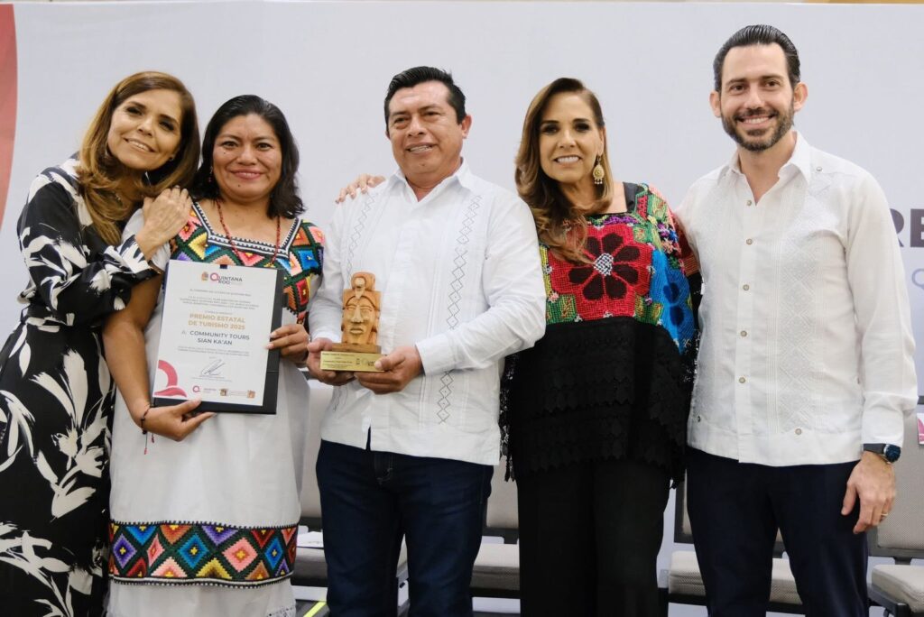 Mary Hernández celebra entrega del Premio Estatal de Turismo 2025 a Community Tours Sian Ka’an