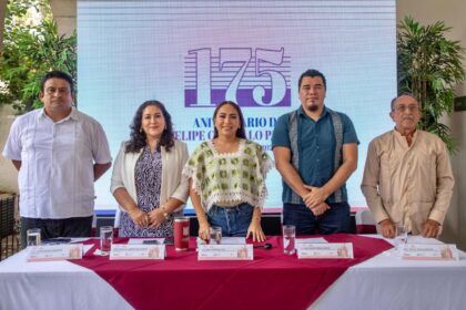 Mary Hernández anuncia cartelera oficial del 175 aniversario de Felipe Carrillo Puerto