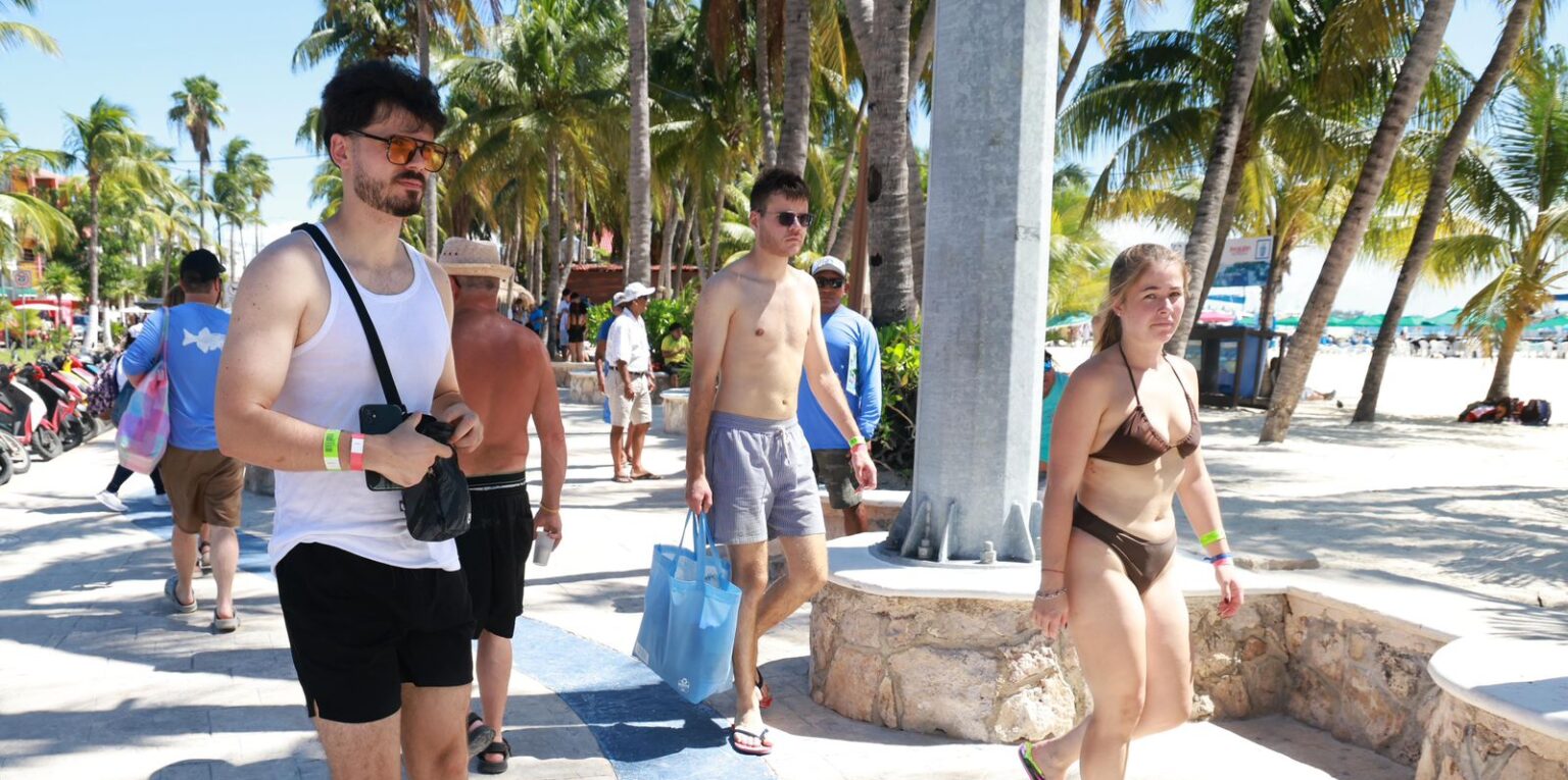 Isla Mujeres mantiene una alta afluencia turística