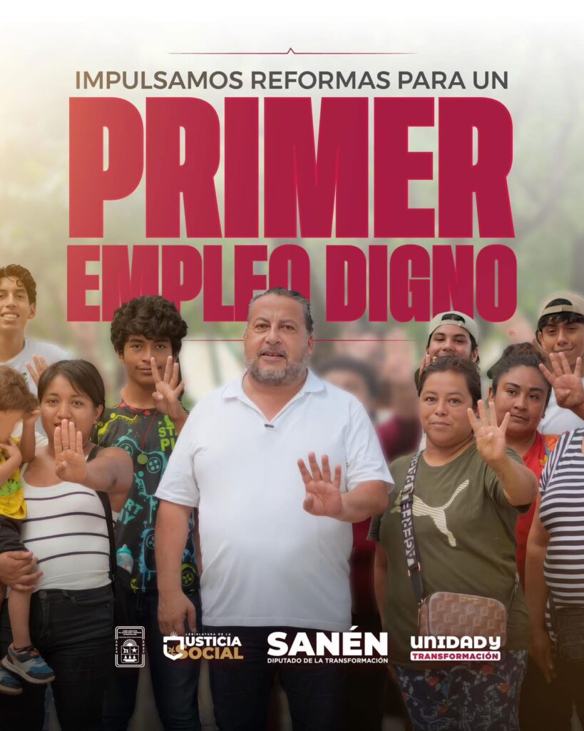 Este Domingo llega la Justicia Social a Cancún con el 1er Informe de Jorge Sanén como Diputado de la Transformación