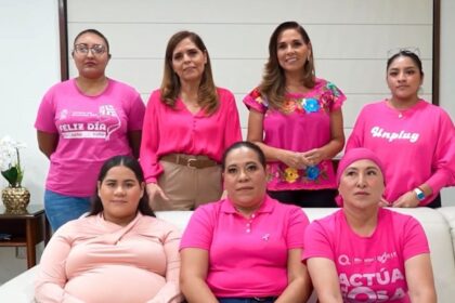 Impulsan Mara Lezama y Verónica Lezama la campaña “Actúa en Rosa” para fomentar la detección temprana y el autocuidado