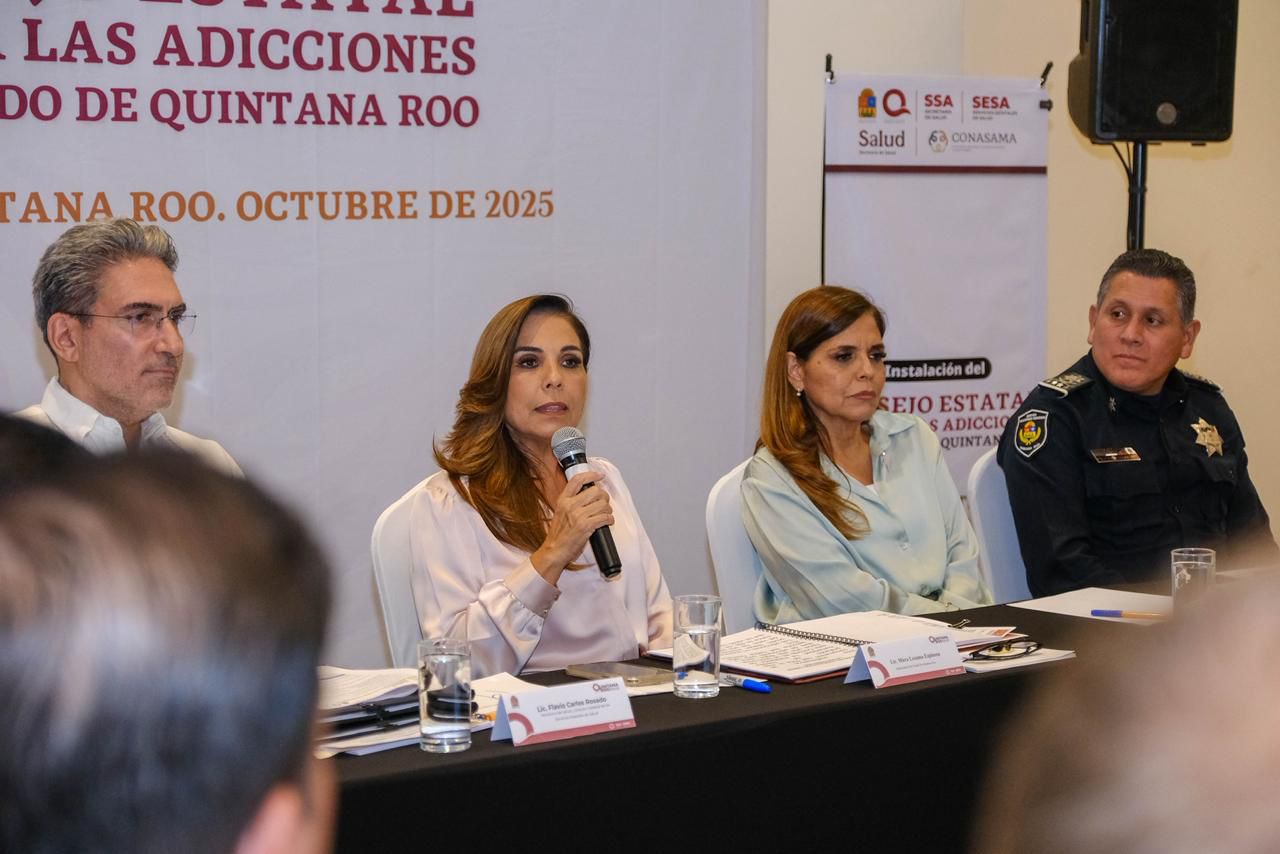 Mara Lezama instala el Consejo Estatal contra las Adicciones para fortalecer la prevención y el acompañamiento en la atención en las personas