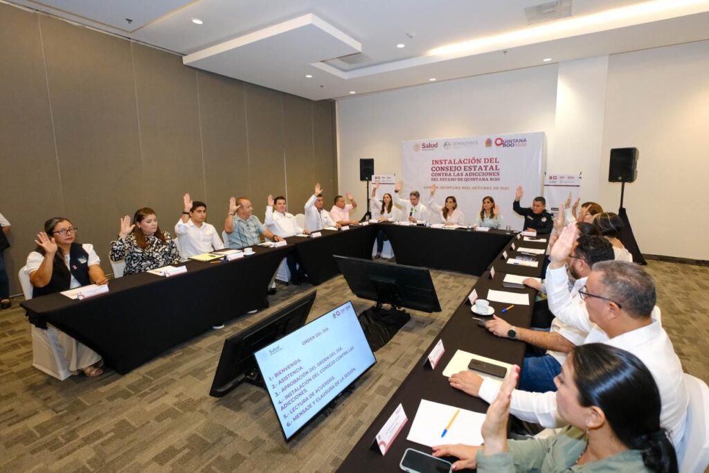 Mara Lezama instala el Consejo Estatal contra las Adicciones para fortalecer la prevención y el acompañamiento en la atención en las personas