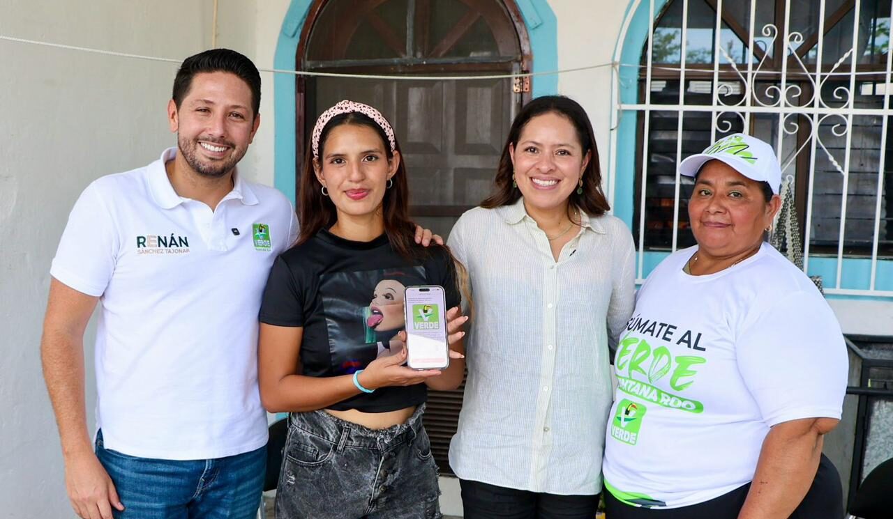Uno de cada diez afiliados del Partido Verde en México es de Quintana Roo: Renán Sánchez Tajonar