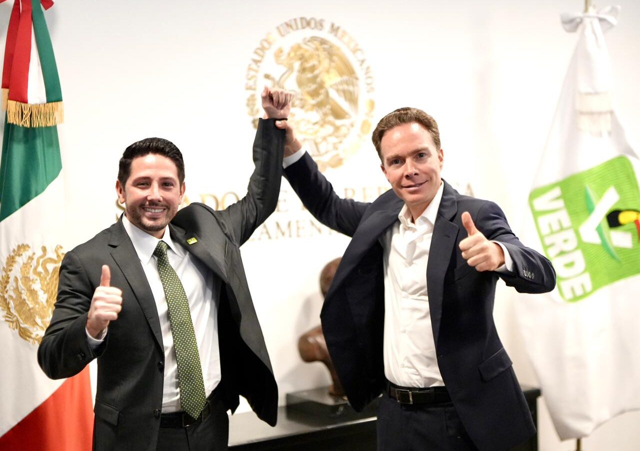 Renán Sánchez Tajonar se reúne con Manuel Velasco para fortalecer la coordinación legislativa del Partido Verde