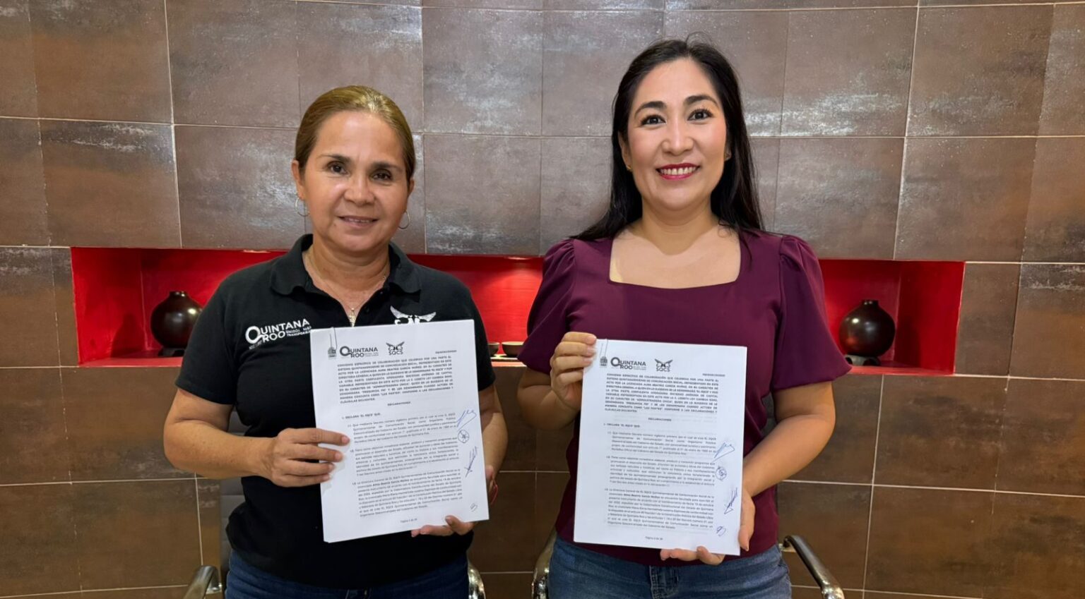 Firman convenio SQCS y estación radiofónica “Presumida FM”