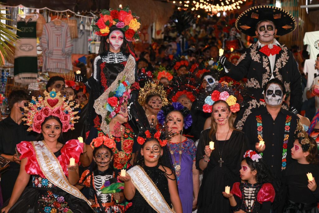 Con color, arte y tradición, Isla Mujeres celebra con éxito el Festival de Catrinas “Catrín-Arte”
