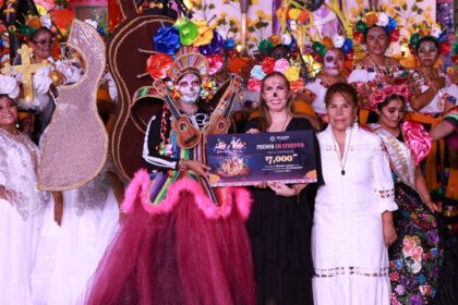 Con color, arte y tradición, Isla Mujeres celebra con éxito el Festival de Catrinas “Catrín-Arte”