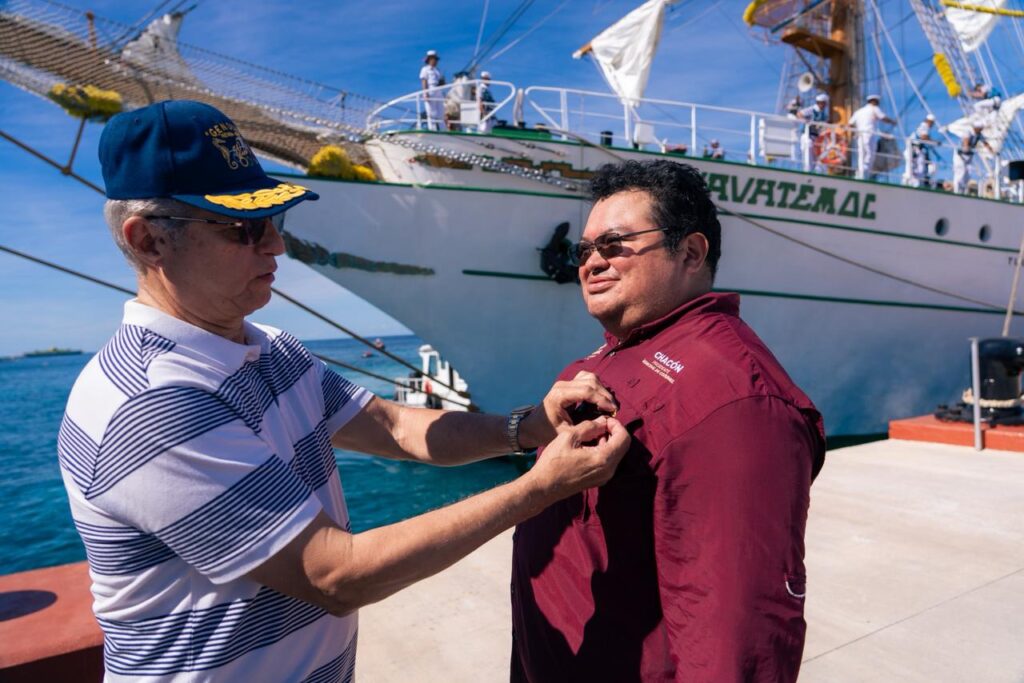 Cozumel recibe con orgullo al Buque Escuela Cuauhtémoc, el “Caballero de los Mares”