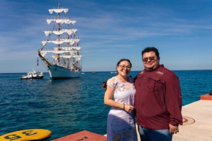 Cozumel recibe con orgullo al Buque Escuela Cuauhtémoc, el “Caballero de los Mares”