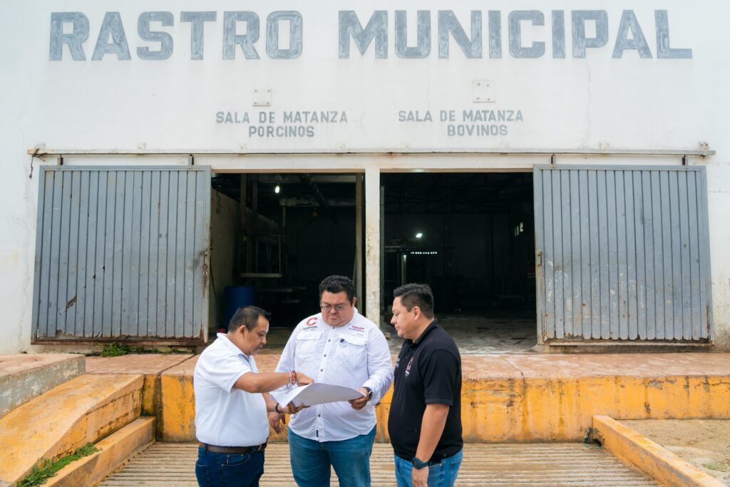 Chacón supervisa trabajos de rehabilitación del Rastro Municipal, tendrán también nuevos equipos