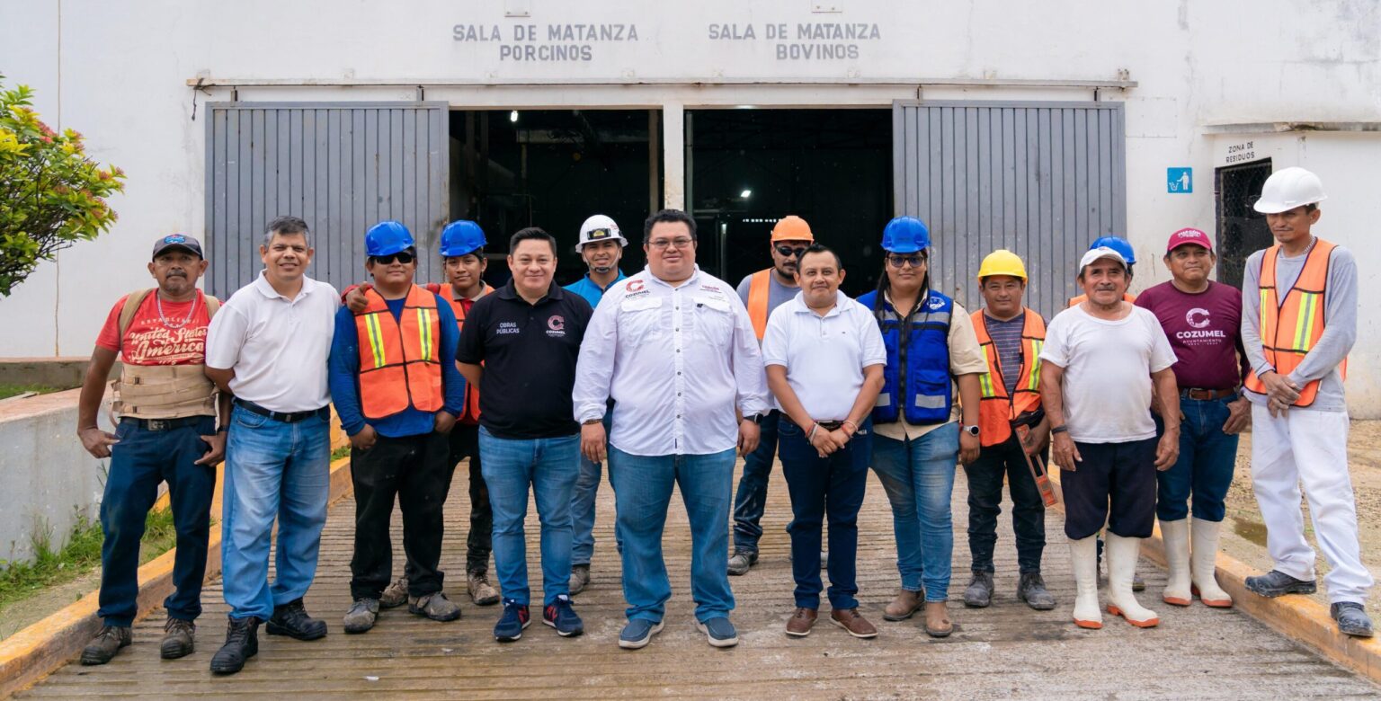 Chacón supervisa trabajos de rehabilitación del Rastro Municipal, tendrán también nuevos equipos