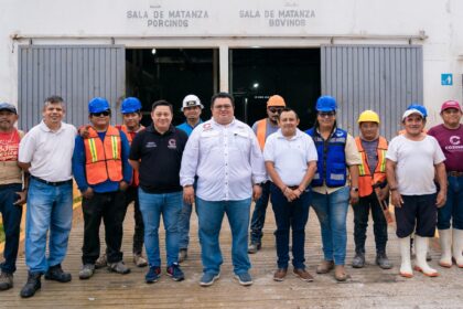 Chacón supervisa trabajos de rehabilitación del Rastro Municipal, tendrán también nuevos equipos