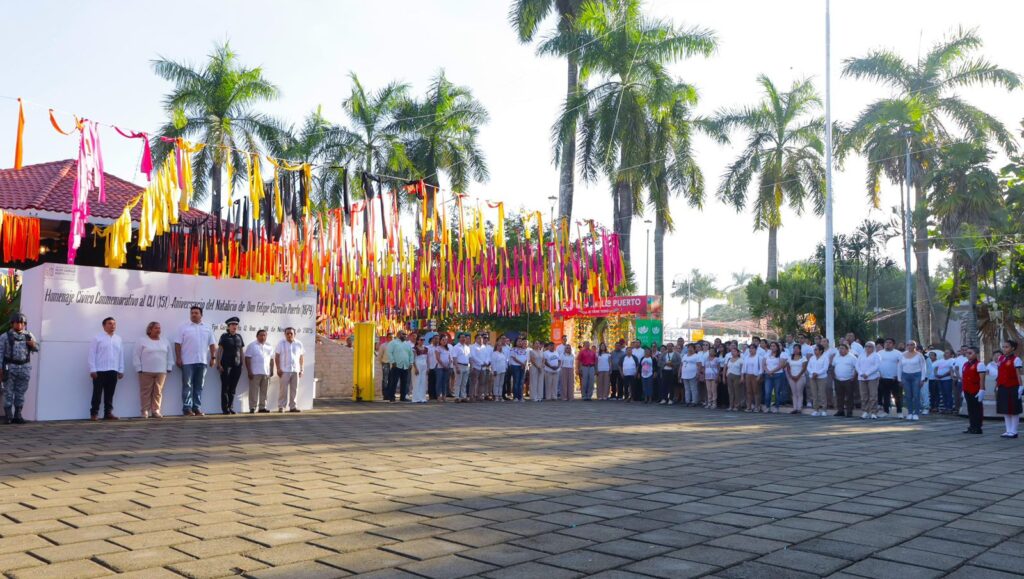 Ayuntamiento de FCP conmemora 151 aniversario del natalicio de Felipe Carrillo Puerto